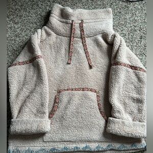 Sundance Cream Sherpa Pullover